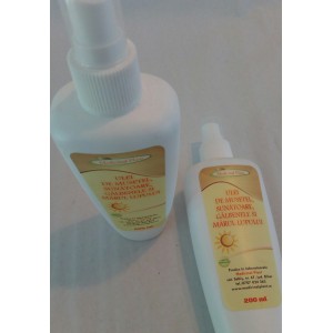 Ulei de musetel, sunatoare, galbenele si marul lupului (200ml) Ulei de musetel, sunatoare, galbenele si marul lupului (200ml)